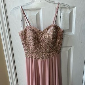 Elizabeth K by gls XS blush pink prom dress